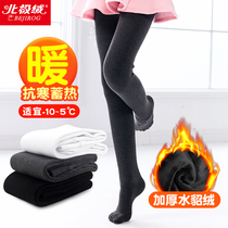 Children dance socks Girls Even pants socks Special socks Winter Garvelour Thickened White Baby Practicing underpants Sox