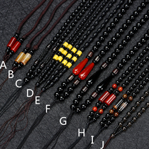 ALAIYE Olei chain rope sling rope long sweater chain lanyard hand-woven hanging bead chain men