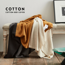  ALEX Simple modern cotton blanket quilt Sofa blanket Cover blanket Office nap blanket Single blanket Air conditioning blanket