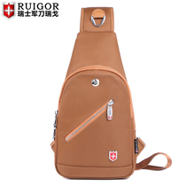 Swiss Army Knife Rigo Chest Bag Korean Outdoor Sports Leisure Shoulder Bag shoulder bag Tide Bag Mens Fashion Bag