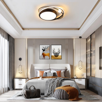 Bedroom ceiling lamp ring led creative personality art ins Nordic romantic master bedroom study childrens room lamps