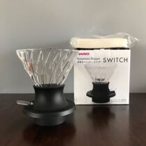 Hario Switch Smart Cup V60 Glass Coffee Drip Filter Cup with Switch Filter Paper Hand-brewed Coffee Appliance