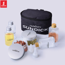 Mountain customer outtone Material Bottle Suit Portable Barbecue Appliance Wild Cooking Items Seasoned Jar Plastic Box Combination