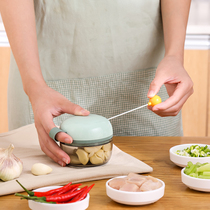 Household garlic artifact mini manual churning machine kitchen meat grinder pepper garlic ginger peanut crushed garlic machine