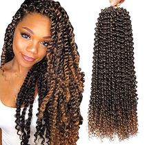 18 6 Packs Passion Twist Hair Natural Water Wave Crochet Ha