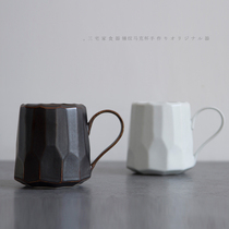 Very home black and white irregular couple gift cup Personality shape mug Water cup Office cup Coffee cup