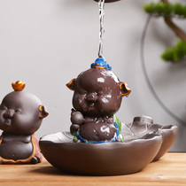 Purple Sand Tea Spoilt with small pig Merchants Pig Occasto 8 Withdrawal Boutique Swing with cute tea and tea tea table Tea Table Furnishing Decorations