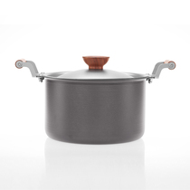 Armor titanium stew pot flat bottom uncoated titanium pot soup pot home stew pot steamer double ear exquisite camping pot