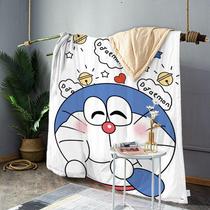 Children Cartoon Machine Cat Summer Air Conditioning House Cover Quilts by Pure Cotton Thin by Student Dormitory Single Full Cotton Summer Cool Quilt