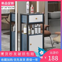 Paint barber shop hair salon tool cart tool cabinet salon beauty salon supplies trolley wooden product cabinet