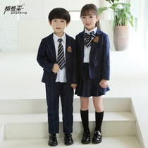 Kindergarten garden clothes Boys and girls college style primary and secondary school uniforms Spring and autumn and winter childrens suits Class clothes suits