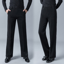 New Latin dance pants mens modern dance ballroom dance practice pants base training national standard square dance trousers