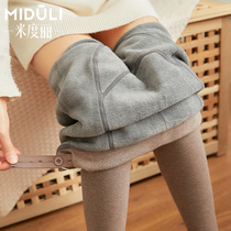 Pregnant woman beats bottom pants autumn and winter style with velvety thickened winter hitting bottom socks silk stockings with foot socks Totbelly stomping pants stockings