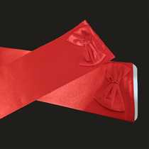 (Sale) long red satin satin female gloves Bride wedding wedding dress elegant accessories 124