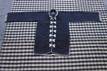 Hominin penthouse seeking to know the sound Miao hemp cloth hand woven chest circumference 90cm high 66cm sleeves 45 * 17 c-342