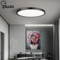 All copper ultra-thin led ceiling lamp modern simple light luxury aisle corridor copper lamp Nordic lamp Net red bedroom lamp
