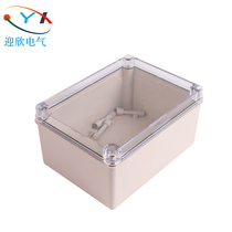 200*150 * 100mm waterproof junction box transparent cover outdoor surface power supply wire box ABS plastic waterproof box