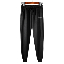 Pants mens casual trousers spring pants corset mouth small foot trousers autumn and winter loose sports pants ankle-length pants summer tide
