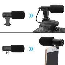 MAMEN slow door Mobile phone photography microphone Camera video microphone Mini photography microphone Microphone
