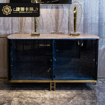 Willpower light lavish five-six bucket cabinet Living room leaning against wall Xuanguan cabinet Contained Cabinet Bedroom Lockers Postmodern Solid Wood Furniture