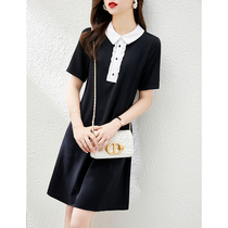 Foam Han Yimei POLO collar dress Dress Women Collage 2021 Summer new temperament loose Casual Conspicuic Slim Dresses