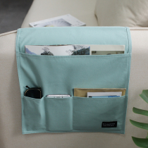Sofa armrest storage bag Remote control hanging pocket Fabric finishing Multi-function debris storage bag Side hanging bag