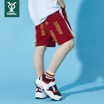 Boys shorts summer 2021 summer new big childrens pants loose sports casual pants foreign-style childrens breeches tide