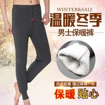 Mens autumn and winter single warm pants underwear plus velvet leggings thermal pants autumn and winter fashion