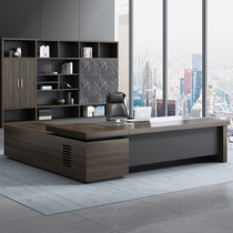 Minimalist modern boss Desk Desk Chair Combination Light Extravagant President Table General Manager Big Bandae Office Furniture