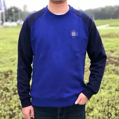 Fire long-sleeved round neck shirt Flame blue sweater autumn outdoor sports T-shirt blue single top