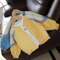 2022 spring new 1 year old baby jacket baby jacket children zipper cardigan boys coat 1143