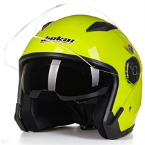 Jiekai double lens half helmet JK-512 motorcycle electric car Four Seasons fashion helmet