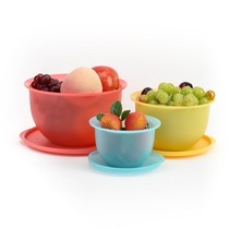 Tupperware Wonderful Round Bowl Fresh 2 5L Wonderful Medium Bowl Cold Salad Melon Fruit Vegetable Refrigerated Box