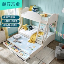 Lin Wood bunk bed bunk bed childrens cots double princess bed level mu zi chuang furniture C- 01