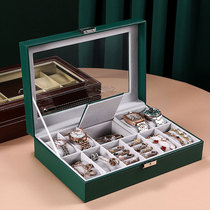 Exquisite with lock jewelry box watch box ring cuff bracelet jewelry necklace storage box European Princess jewelry box