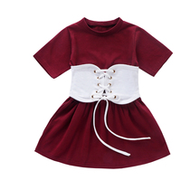 girl baby dress for kids children girls Clothes gift Sports