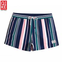 Riding new beach pants men quick-dry can go into the water beach vacation surfing loose lining anti-embarrassing Tide brand shorts