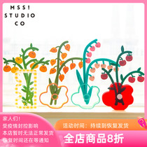 MSS Questrian Photographed Ins South Korea Peach Blossom Blossoming Orange Blossom Evergreen Flower Decoration Scented Scents Card New Year Gift