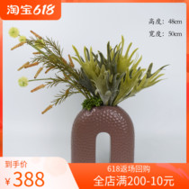 Featured Creativity Modern Brief Living Room Dining Room Table Mall Emulation Floral Antlers Deer Shaped Field Creative Ornament Swing