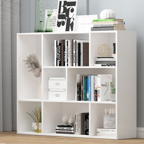 Bookshelf floor shelf simple modern space-saving home living room storage rack student small bookcase simple bookcase