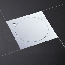 Diving Boat Balcony Kitchen full copper deodorized anti-bug anti-clogging tube dn5075 tube invisible concealed sealing floor drain