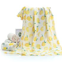 muslin竹棉双层纱布包巾婴儿浴巾柔软卡通印花襁褓巾推车巾新生儿