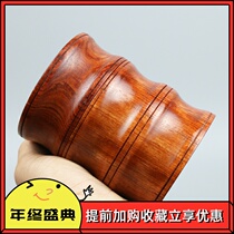 Pear wood toothpick tube mahogany household living room toothpick box Classical solid wood wooden dining table portable toothpick jar