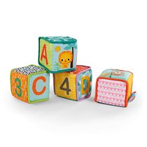 Big J recommends Bright stars baby hand-scratched soft cloth building blocks beginner can gnaw wash sensory toys