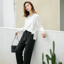 Breastfeeding clothing summer postpartum clothing cotton outer wear fashion long sleeve new women Spring and Autumn fashion breastfeeding clothes