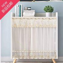 Punched blinds New wearing Rod Yang yarn m cloth rectangular curtain with no cabinet door locker combination kitchen