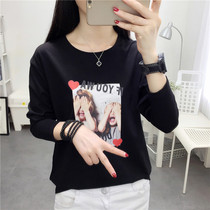 Autumn single-shirt long-sleeved girls clothes 12 big boys 13 girls T-shirts 15 junior high school students teenagers autumn clothes tops