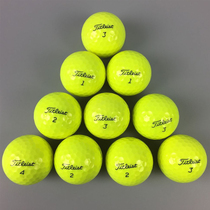 Used Golf titleist Used Ball Yellow Orange Golf Golf Balls