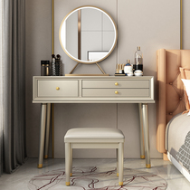 Solid wood light lavish dresser Bedroom small family Cherry Wood Dresser Wood Dresser Table Modern Minima Home Ins Wind Makeup table