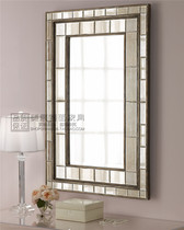 Eurostyle Bathroom Mirror Bathroom Mirror Genguan Decoration Mirror Background Wall Hung Mirror Dresser Dresser Cosmetic special price Custom